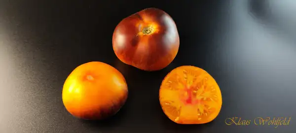 Tomaten: Ananas blau