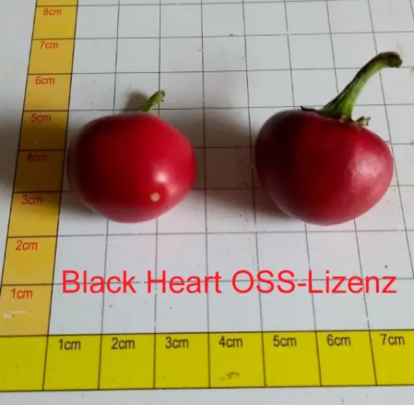 Chili / Paprika: Black Heart OSS-Lizenz