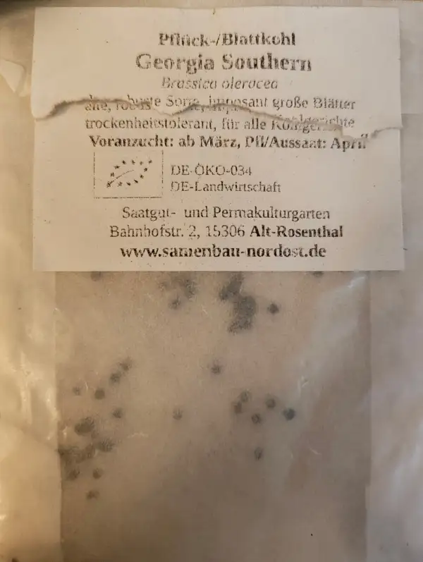 Kohl: Georgia Southern, Blattkohl