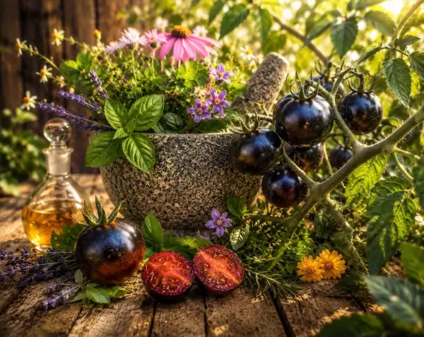 Tomaten: Indigo Blue Berries