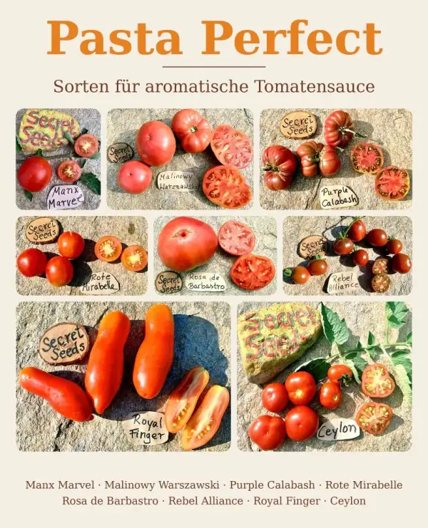 Tomaten: Pasta Perfect 2026 - Secret Seeds