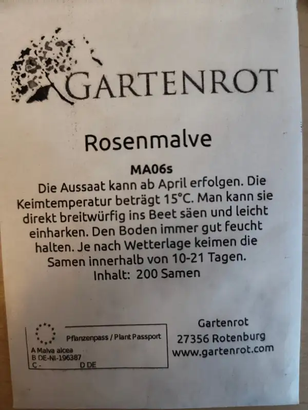 Stauden / Gehölz: Rosenmalve