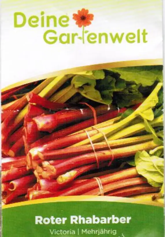 andere Gemüse: Roter Rhabarber