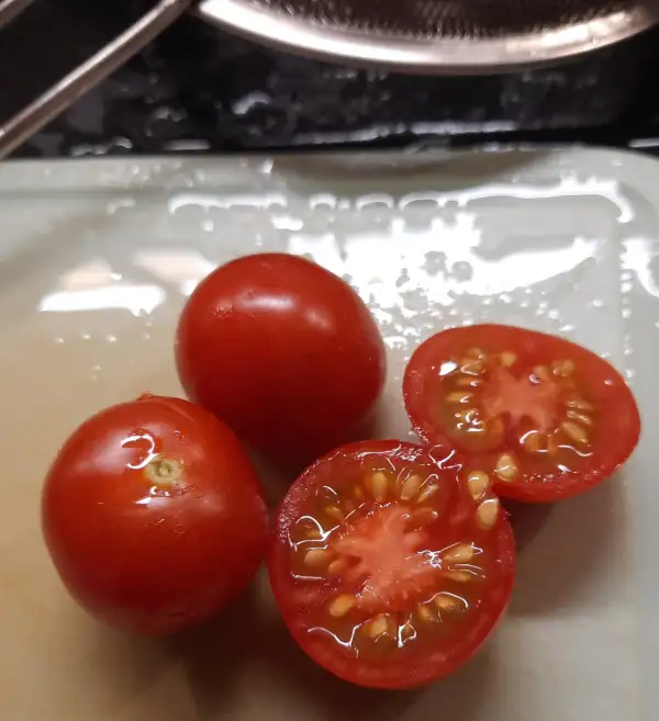 Tomaten: Schokoladenhase