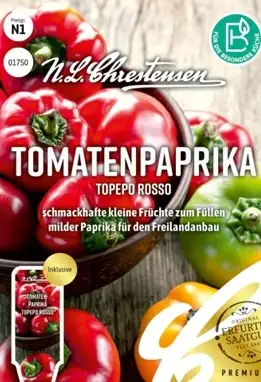 Chili / Paprika: Tomatenpaprika Topepo rosso