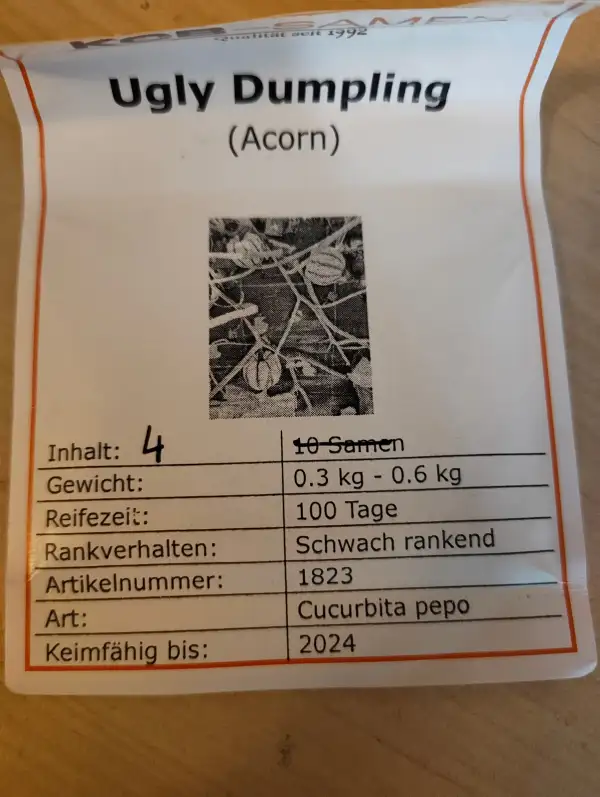 Kürbisse: Ugly Dumpling