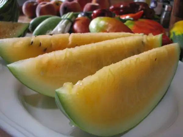 Melonen: Wassermelone Napsugar (Sonnenstrahl) Besonders süß.